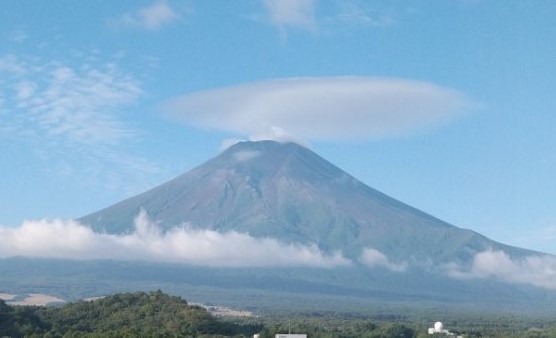 挨拶アイキャッチの富士山